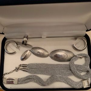 🧊♦️🧊Vintage Four piece sterling silver set by Adami & Martucci